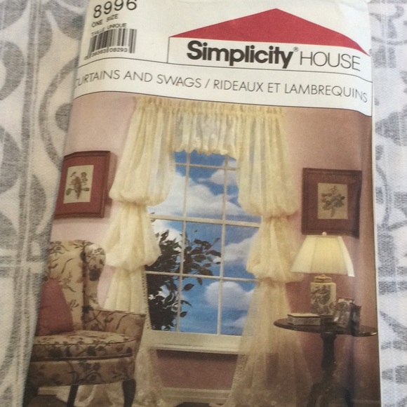 Set of 5 home decor sewing patterns. McCalls,Simplicity,Butterick - Picture 6 of 9